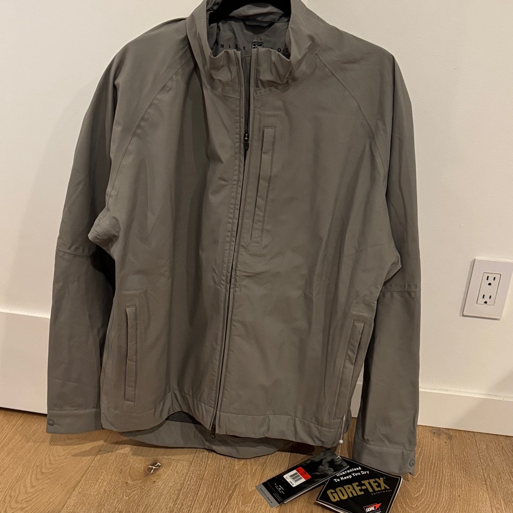 Nike Men's Taupe Rain Jacket